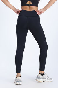 Zelocity Quick Dry Gym Leggings - Black Beauty — thumbnail 4
